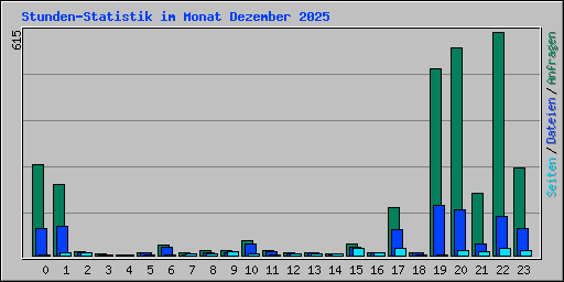 Stunden-Statistik im Monat Dezember 2025